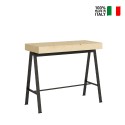 Console extensible 90x40-300cm table de salle à manger en bois Banco Nature Vente