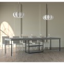 Consolle tavolo allungabile 90x40-300cm grigio Plano Premium Concrete Saldi