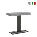 Consolle grigio tavolo allungabile 90x40-300cm Capital Premium Concrete Vendita