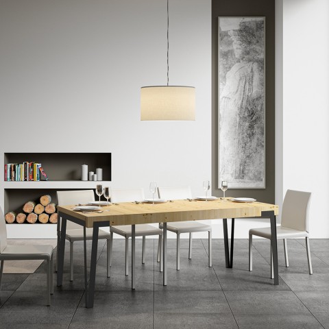 Ausziehbarer Tisch 90x40-290cm Außenbereich Dalia Premium Nature
