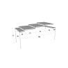 Ausziehbarer Konsolentisch 90x40-196cm Diago Kleiner Tisch aus Beton grau Lagerbestand