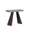 Ausziehbarer Konsolentisch 90x40-196cm Grau Diamante Kleiner Tisch aus Beton Angebot