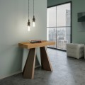 Consolle allungabile 90x40-196cm tavolo in legno Diamante Small Oak Promozione