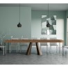 Consolle tavolo da pranzo allungabile 90x40-300cm Diamante Premium Fir Saldi