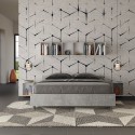 Grau Doppelbett 160x190cm mit Bettkasten Nuamo Concrete Sales