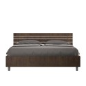 Doppelbett mit Stauraum 160x190cm Holz Nussbaum modern Ankel Noix Angebot