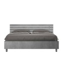 Modernes Doppelbett in Grau mit Bettkasten 160x190cm Ankel Nod Concrete Angebot