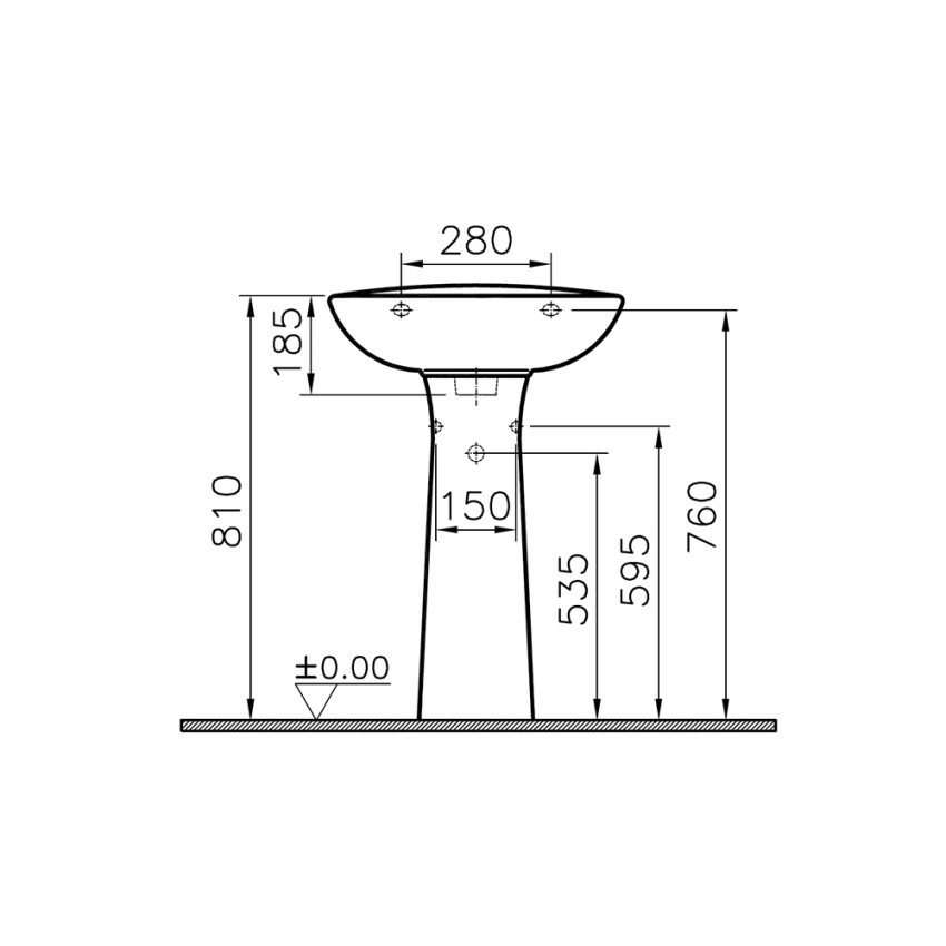 Lavatoio da giardino in resina a parete 39x39x24cm Sink 40