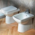 WC vaso a terra scarico verticale orizzontale sanitari Rimfree Geberit Selnova Vendita