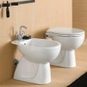 Bodenstehendes Keramik-WC-Becken mit horizontaler Spülung Geberit Colibrì Sanitärkeramik Verkauf