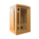 Sauna maison bois finlandais 2 places quartz infrarouge Apollon 2 Promotion