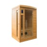 Sauna maison bois finlandais 2 places quartz infrarouge Apollon 2 Promotion
