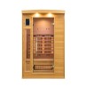 Sauna maison bois finlandais 2 places quartz infrarouge Apollon 2 Offre