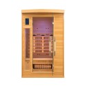Sauna maison bois finlandais 2 places quartz infrarouge Apollon 2 Remises