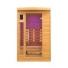 Sauna maison bois finlandais 2 places quartz infrarouge Apollon 2 Réductions