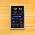 Sauna maison bois finlandais 2 places quartz infrarouge Apollon 2 Modèle