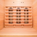 Sauna maison bois finlandais 2 places quartz infrarouge Apollon 2 