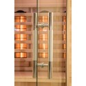 Sauna maison bois finlandais 2 places quartz infrarouge Apollon 2 