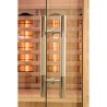 Sauna maison bois finlandais 2 places quartz infrarouge Apollon 2 