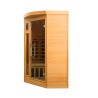 Apollon 2C infrarouge Sauna finlandais d'angle de 2 à 3 places Vente