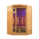 Apollon 2C infrarouge Sauna finlandais d'angle de 2 à 3 places Offre