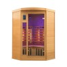 Apollon 2C infrarouge Sauna finlandais d'angle de 2 à 3 places Offre