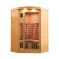 Apollon 2C infrarouge Sauna finlandais d'angle de 2 à 3 places Promotion