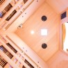 Apollon 2C infrarouge Sauna finlandais d'angle de 2 à 3 places Remises