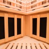 Apollon 2C infrarouge Sauna finlandais d'angle de 2 à 3 places Caractéristiques
