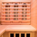 Apollon 2C infrarouge Sauna finlandais d'angle de 2 à 3 places Prix