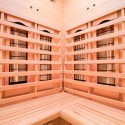 Apollon 2C infrarouge Sauna finlandais d'angle de 2 à 3 places 