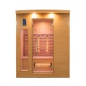 Sauna finlandais infrarouge pour maison bois 3 places quartz Apollon 3 Offre