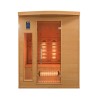 Sauna finlandais infrarouge pour maison bois 3 places quartz Apollon 3 Remises