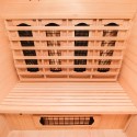 Sauna finlandese infrarossi da casa in legno 3 posti quarzo Apollon 3 Prezzo