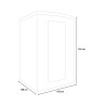 Sauna finlandais infrarouge pour maison bois 3 places quartz Apollon 3 