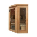 Sauna finlandese angolare infrarossi in legno da casa 3/4 posti Apollon 3C Saldi