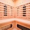 Sauna finlandese angolare infrarossi in legno da casa 3/4 posti Apollon 3C Prezzo