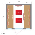 Sauna infrarossi finlandese in legno 4 posti da casa Dual Healthy Spectra 5 Caratteristiche