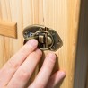 Sauna finlandais 2 places en bois de chez poêle électrique 4.5 kW Zen 2 Remises