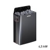 Sauna finlandese domestica 3 posti angolare stufa elettrica 4,5 kW Zen 3C Stock