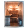 Sauna finlandais traditionnel 4 places en bois de poêle domestique 6 kW Sense 4 Remises