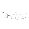 Letto contenitore matrimoniale 170x210 similpelle moderno Focus M4 