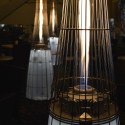 Poêle à gaz extérieur chauffage au gaz design moderne LED Bar Restaurant lumières DolceVita E.P. Caractéristiques