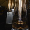 Poêle à gaz extérieur chauffage au gaz design moderne LED Bar Restaurant lumières DolceVita E.P. Caractéristiques