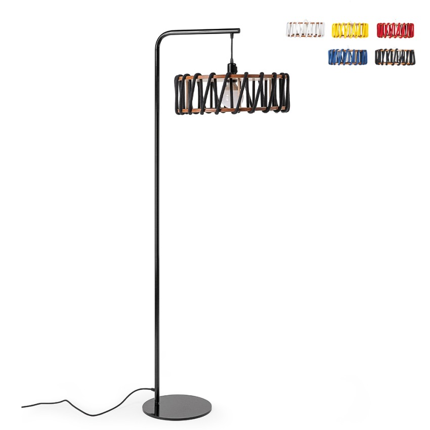 Moderne Stehlampe Design Lampenschirm Seil Macaron DF45 Aktion Moderne Stehlampe Design Lampenschirm Seil Macaron DF45 Aktion