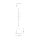 Lampe Suspendue chapeau design Hat Lamp Round Dimensions