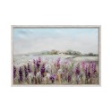 Quadro dipinto a mano su tela paesaggio campo di fiori 60x90cm W619 Saldi