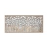 Handgemaltes Gemälde auf Leinwand 65x150cm weiße Tulpen Rahmen Z442 Sales