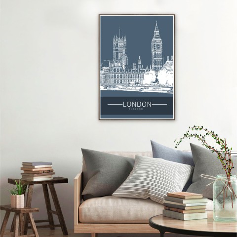 Druck Fotografie Poster Stadt London Rahmen 50x70cm Unika 0005 Aktion