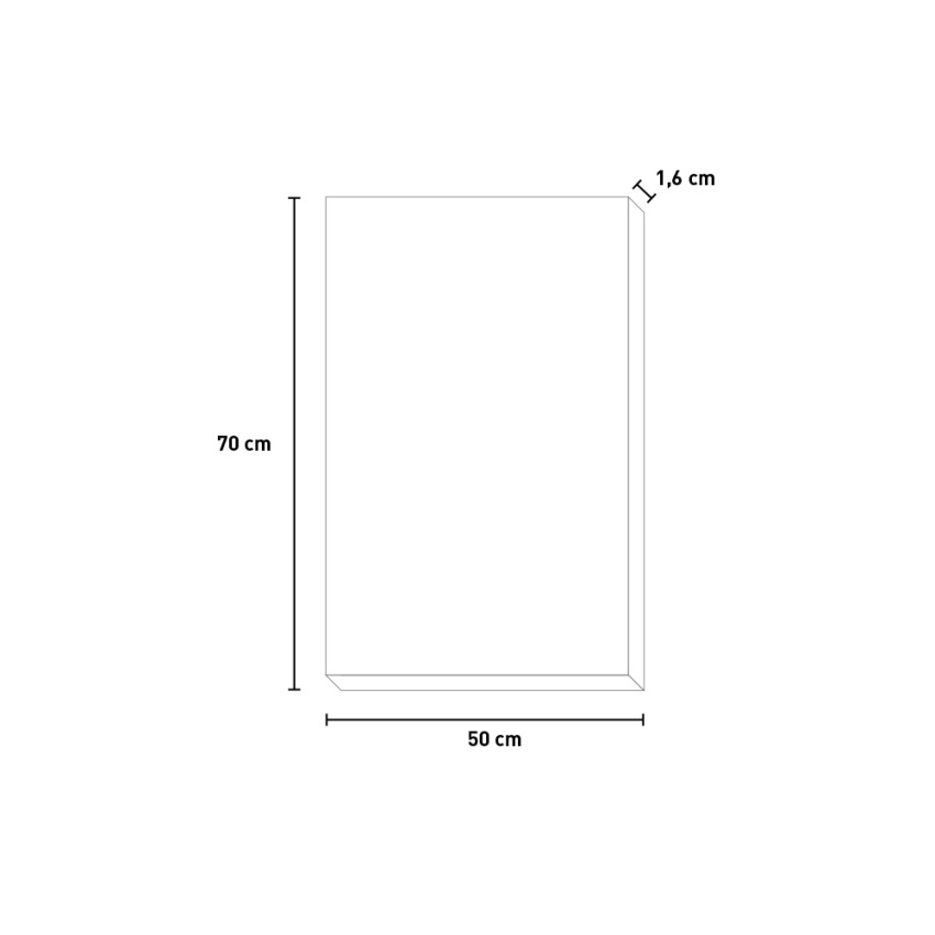 Unika 0030 Tableaux photographie pont noir et blanc cadre 50 × 70 cm